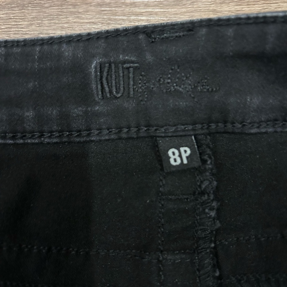 Kut from the Kloth Black Straight Leg Jeans - Picture 3 of 8